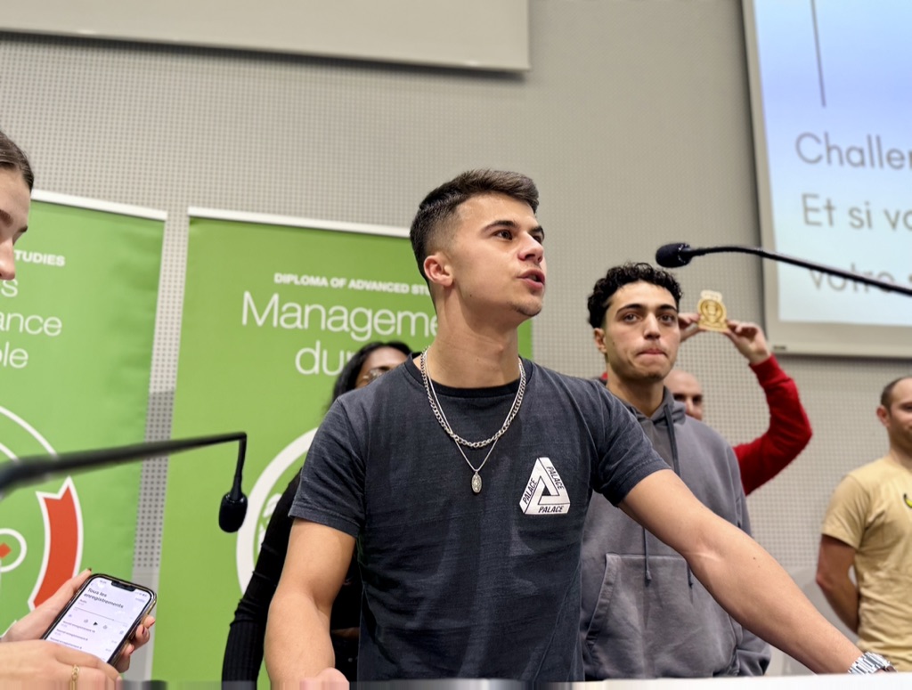 Team member and student Xavier Stouder