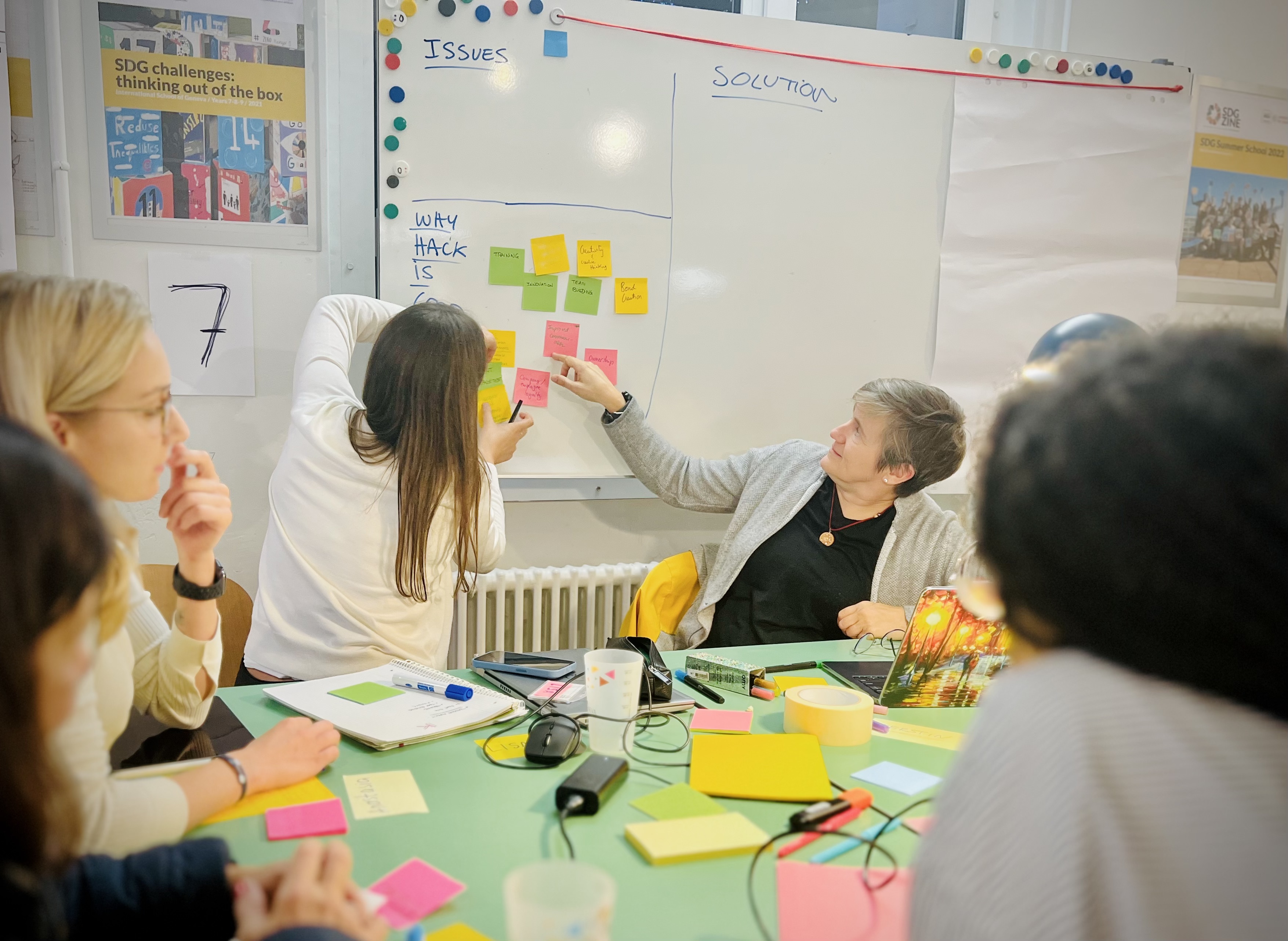 Besides involving her students, Kerstin also engaged as a participant in the #SFH24